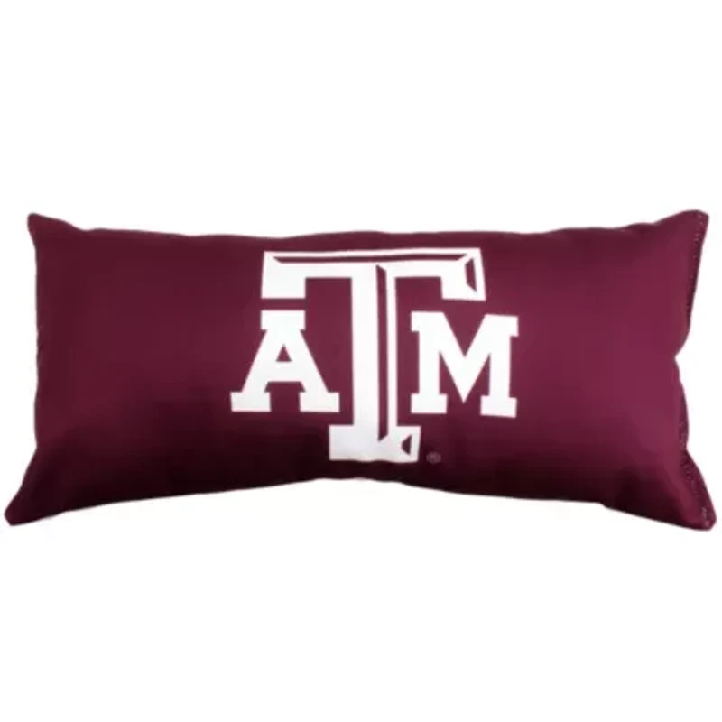 NCAA Texas A&M Aggies 2 Sided Bolster Travel Pillow