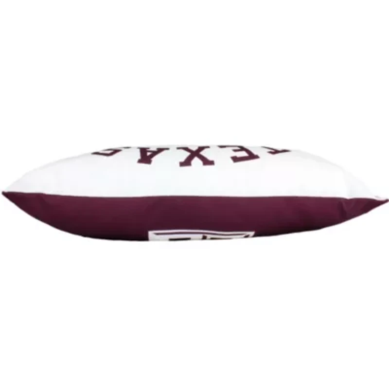 NCAA Texas A&M Aggies 2 Sided Bolster Travel Pillow