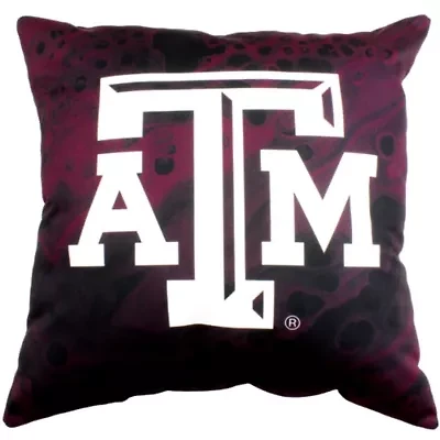 NCAA Texas A&M Aggies 2 Sided Color Swept Decorative Pillow