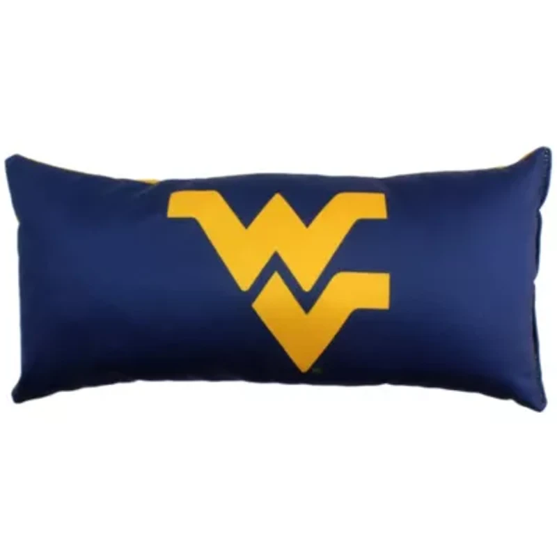 NCAA West Virginia Mountaineers 2 Sided Bolster Travel Pillow