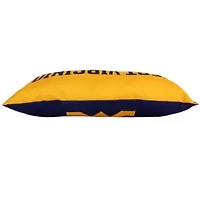NCAA West Virginia Mountaineers 2 Sided Bolster Travel Pillow