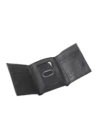 Black Trifold Wallet 