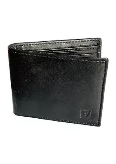RFID Leather Bifold Wallet