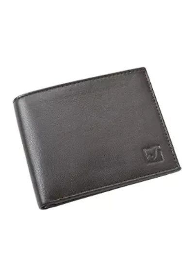 RFID Leather Bifold Wallet