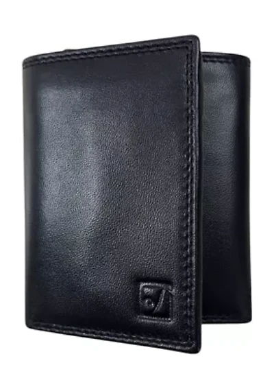 Sheep Leather Trifold Wallet 