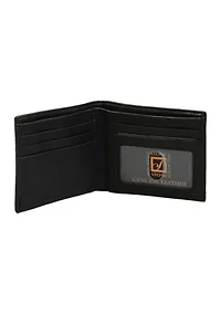 Men's 2 Piece Nylon and Leather Wallet and Keyfob Gift Set
