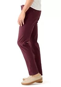 Men's 5-Pocket Burgundy Pants
