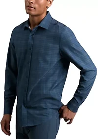 Men's Long Sleeve Plaid Button Up Shirt