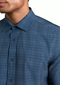 Men's Long Sleeve Plaid Button Up Shirt