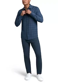 Men's Long Sleeve Plaid Button Up Shirt