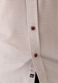 Men's Short Sleeve Grape Oxford Button Down Shirt