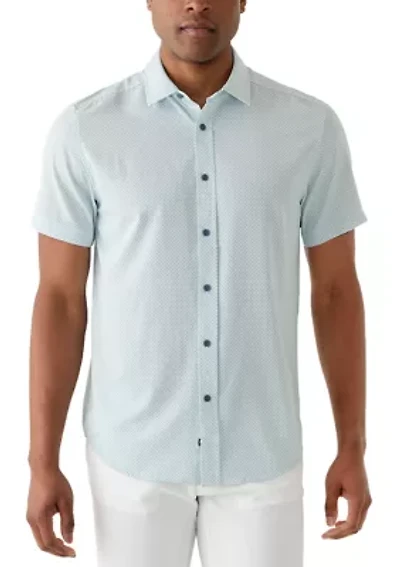Men's Arrow Geometric Print Woven Shirt