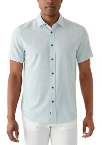 Men's Arrow Geometric Print Woven Shirt