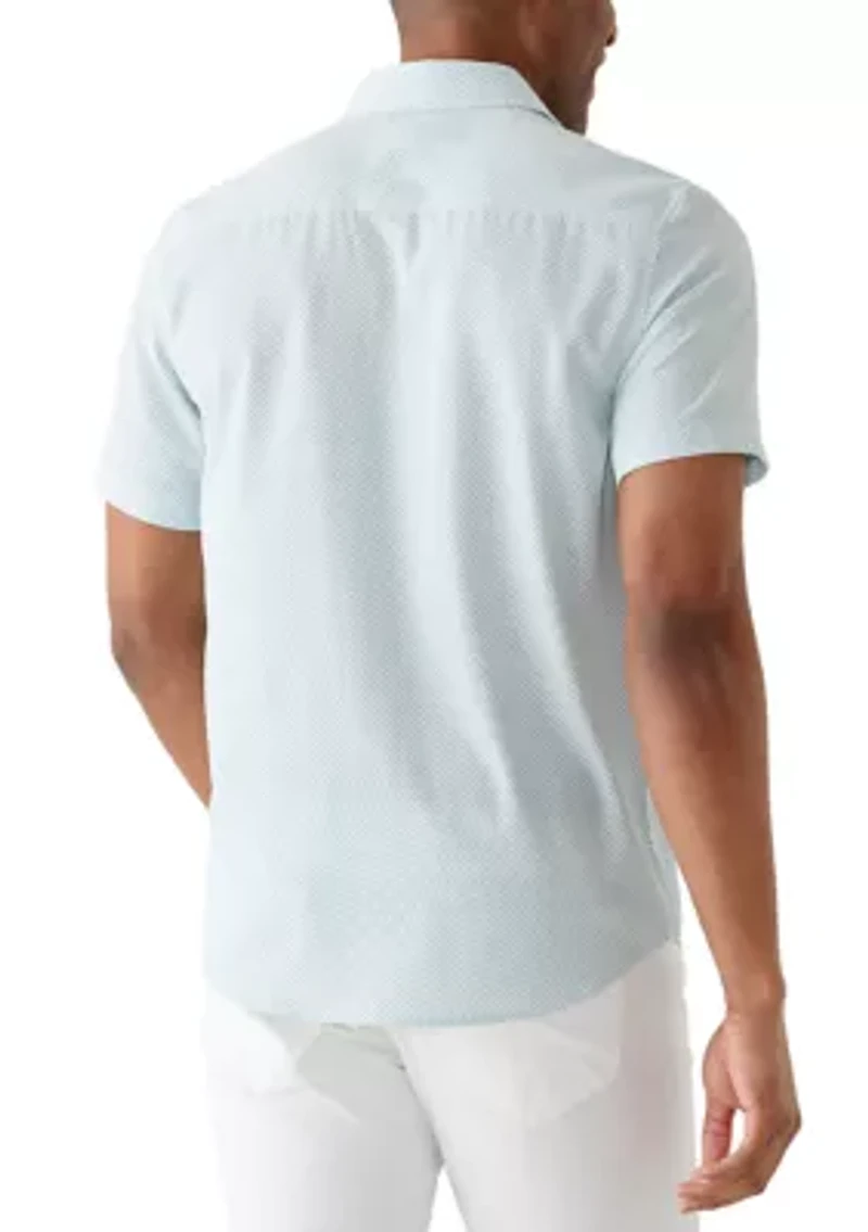 Men's Arrow Geometric Print Woven Shirt