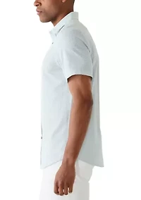 Men's Arrow Geometric Print Woven Shirt