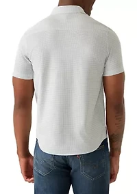 Men's Dot Grid Button Down Shirt