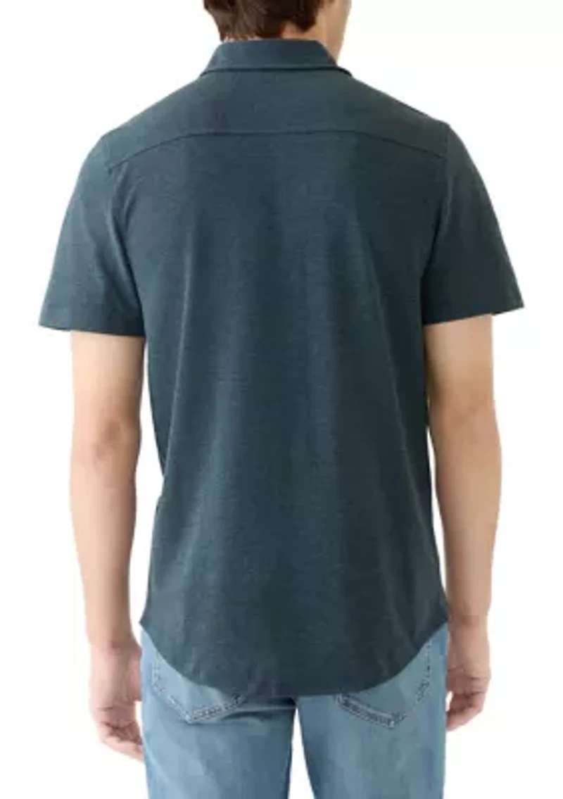 Men's Short Sleeve Heather Polo Shirt