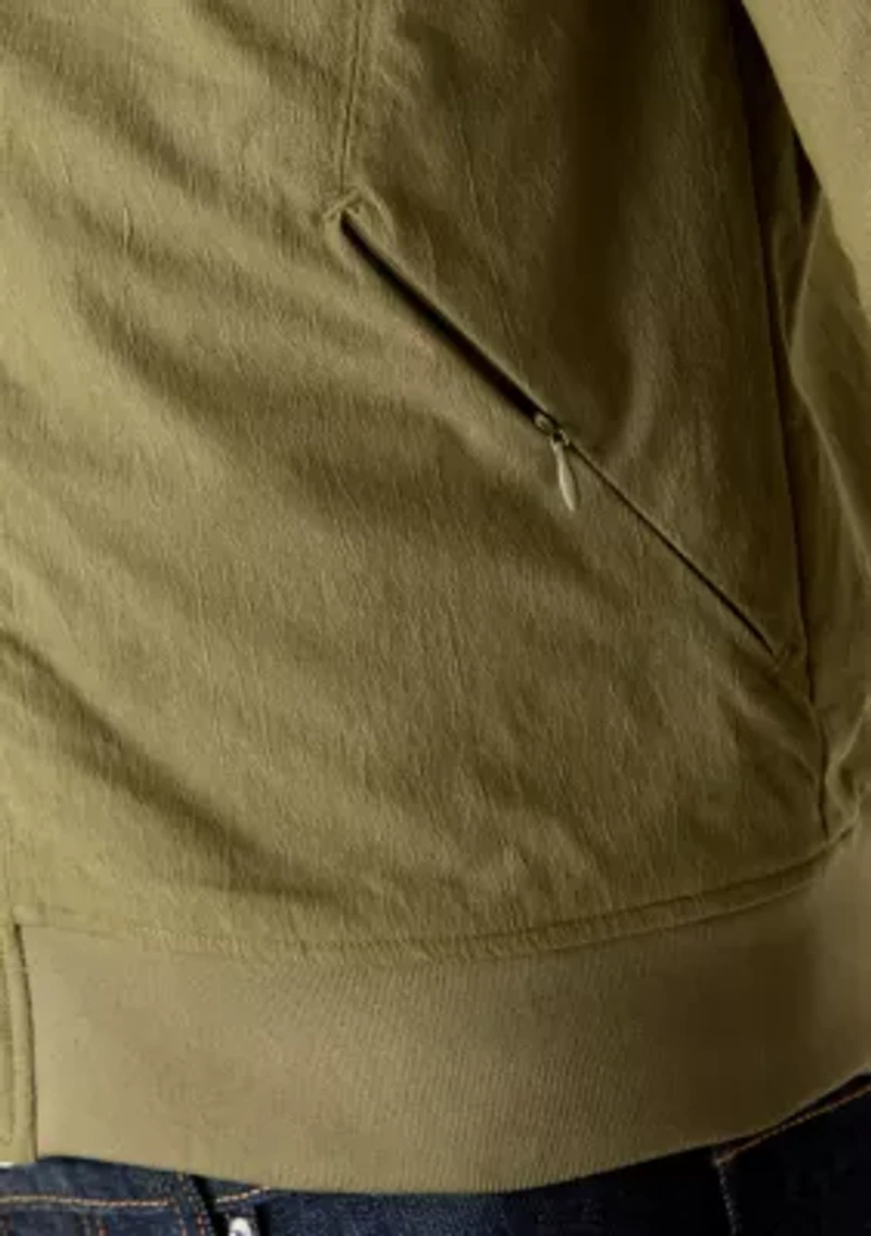 Men's Solid Bomber Jacket