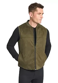 Men's Reversible Suede Vest
