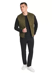 Men's Reversible Suede Vest