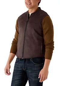 Men's Reversible Suede Vest