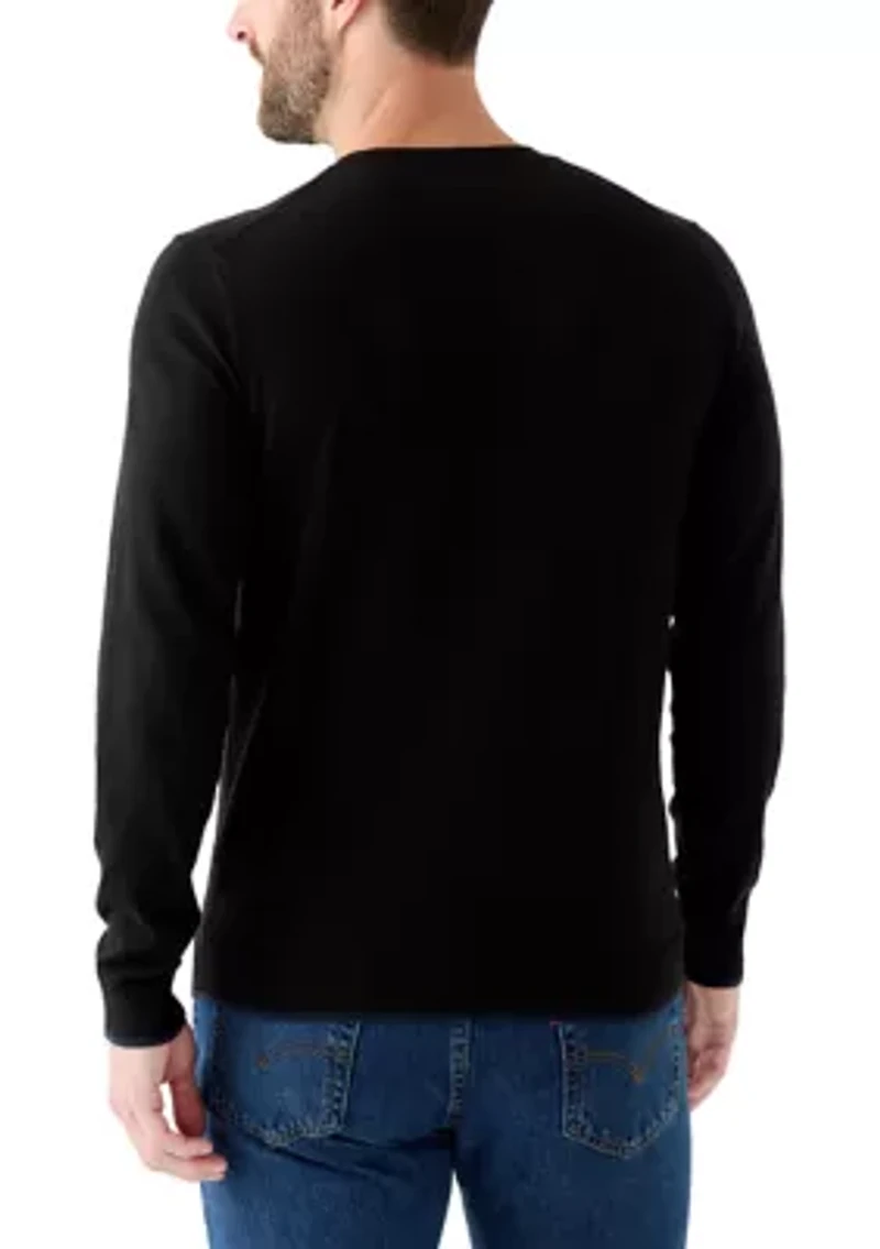 Men's Sport Assorted Plain Classic Crewneck Sweater
