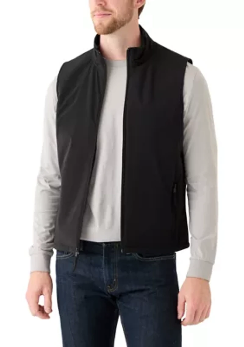 Men's Sport Black Solid Classic Vest