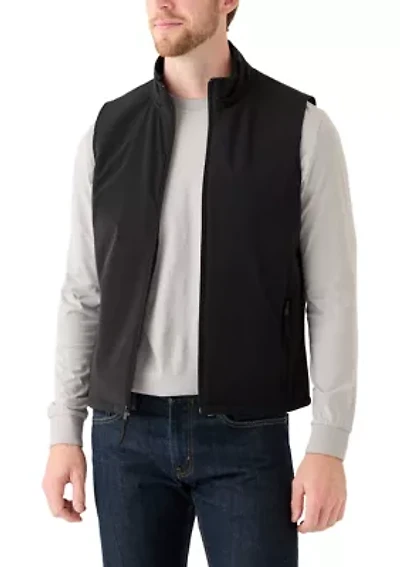 Men's Sport Black Solid Classic Vest