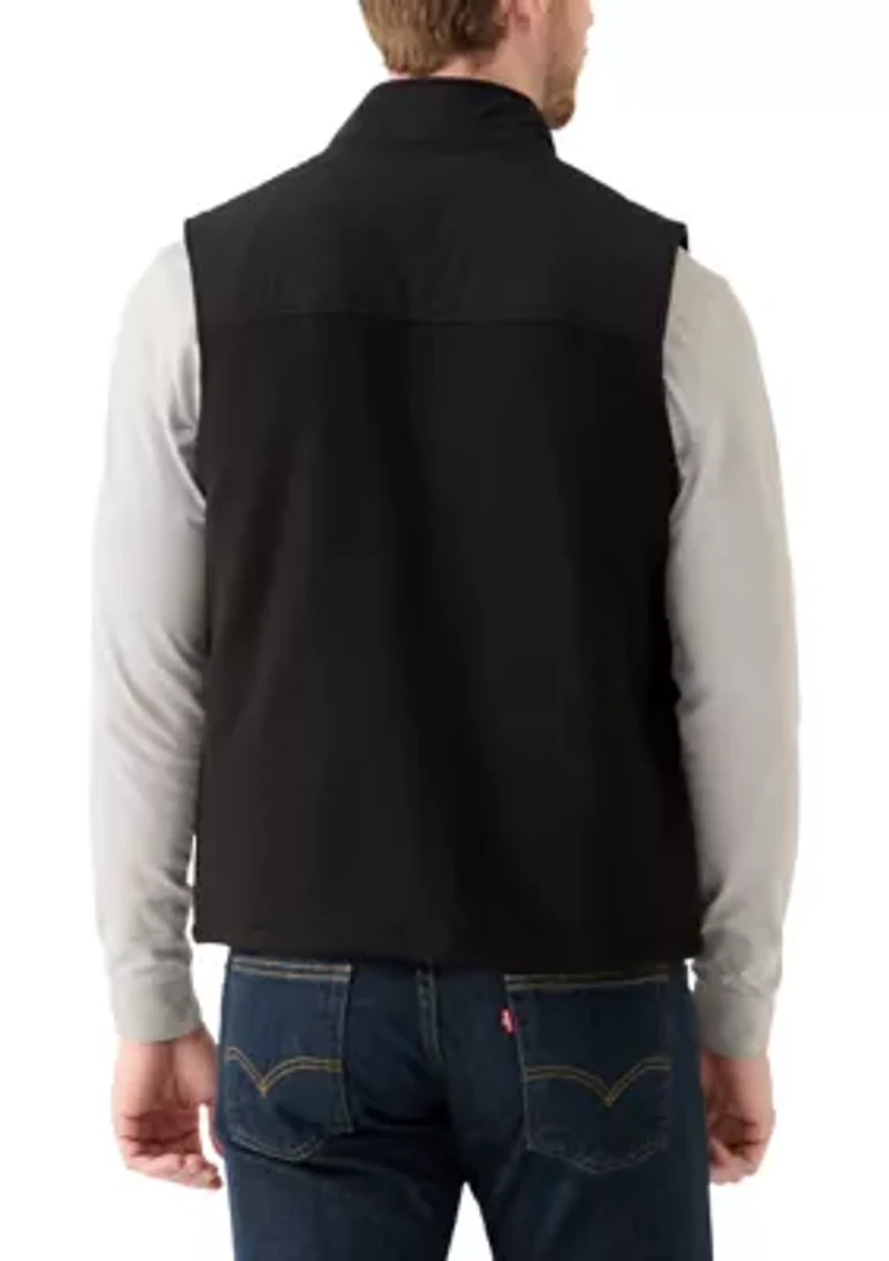 Men's Sport Black Solid Classic Vest