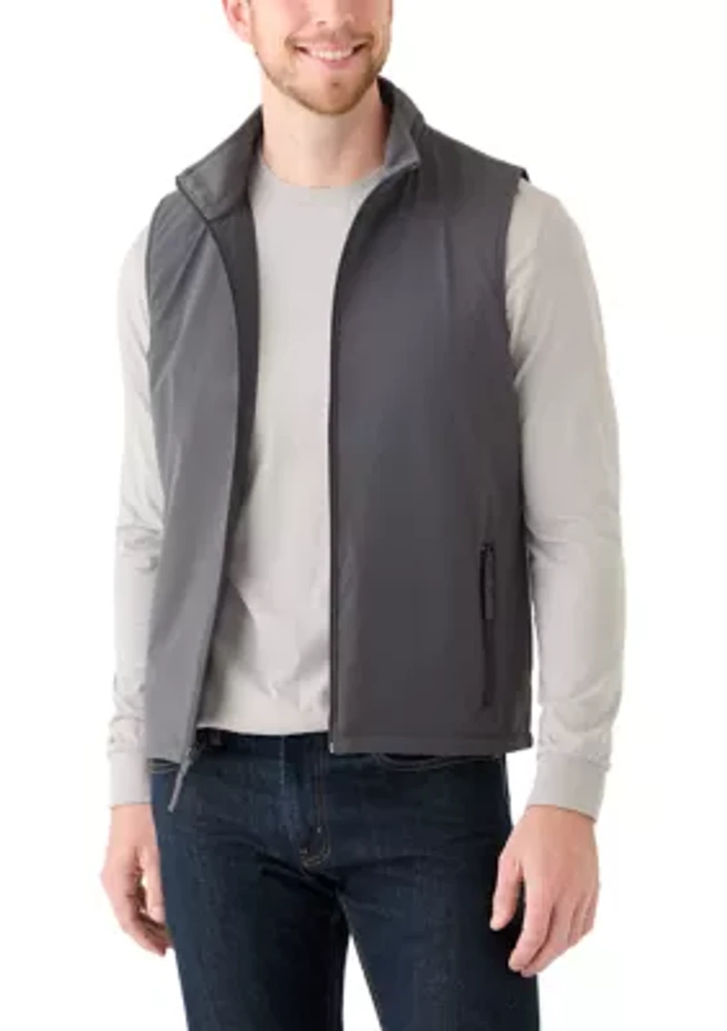 Men's Sport Charcoal Solid Classic Vest