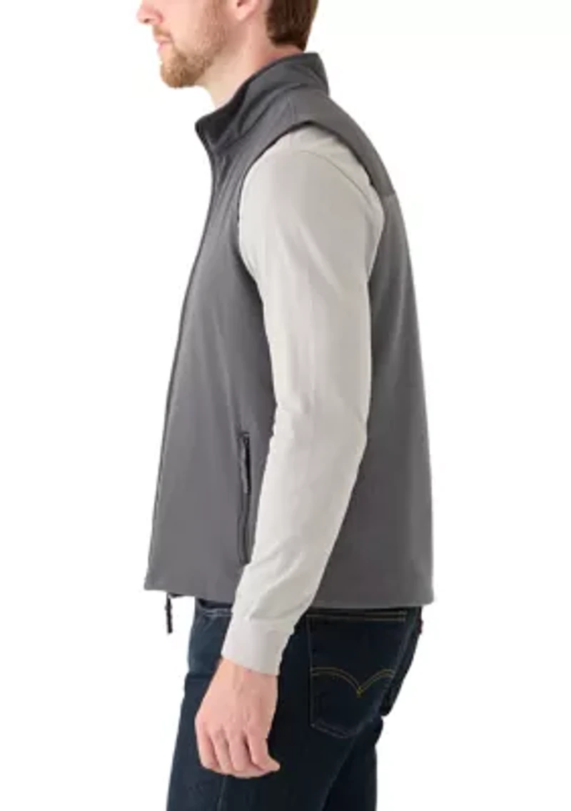 Men's Sport Charcoal Solid Classic Vest