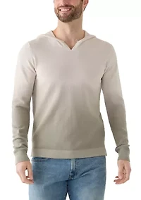 Men's Long Sleeve Hooded Knit
