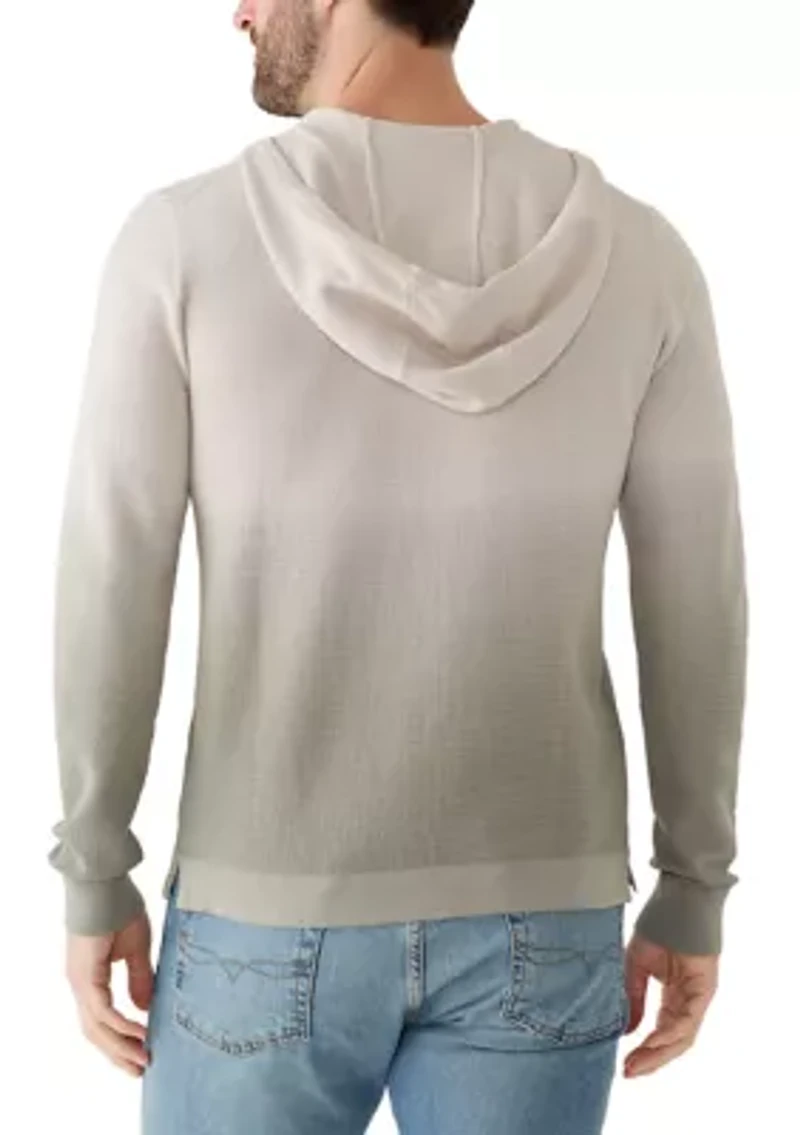 Men's Long Sleeve Hooded Knit