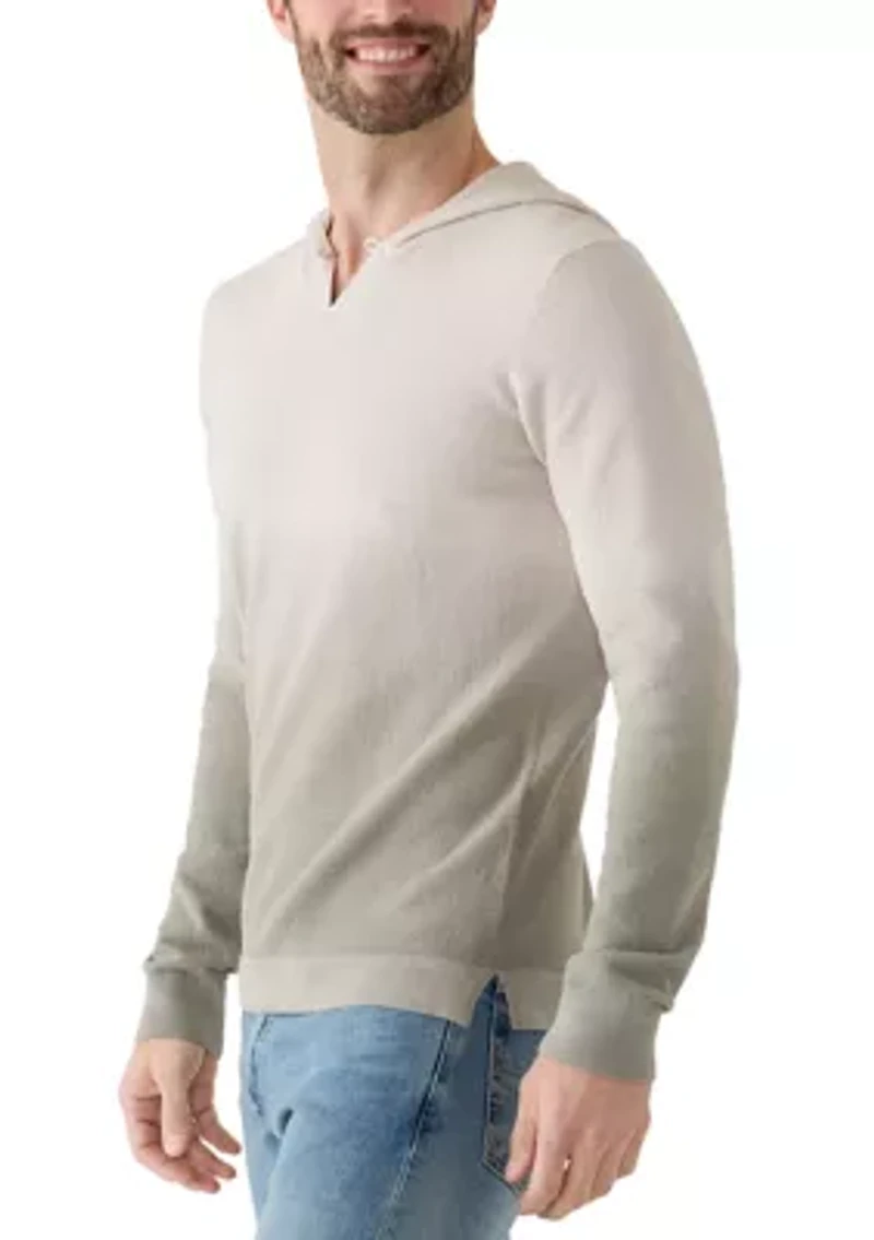Men's Long Sleeve Hooded Knit