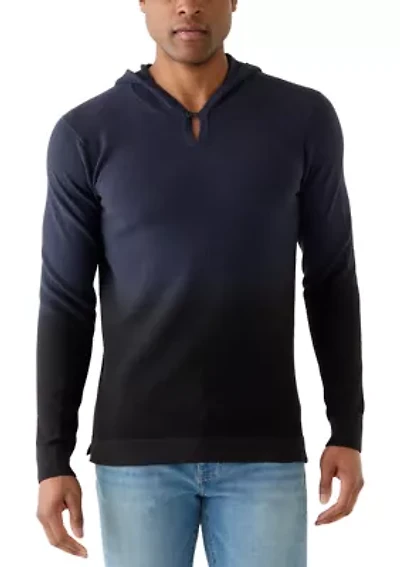 Men's Knit Sweater with Hood