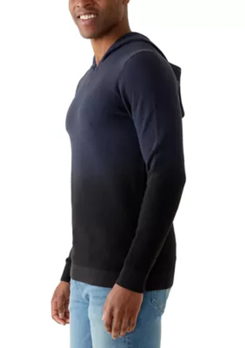 Men's Knit Sweater with Hood