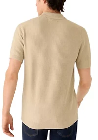 Men's Sweater Polo Shirt