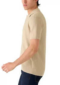 Men's Sweater Polo Shirt