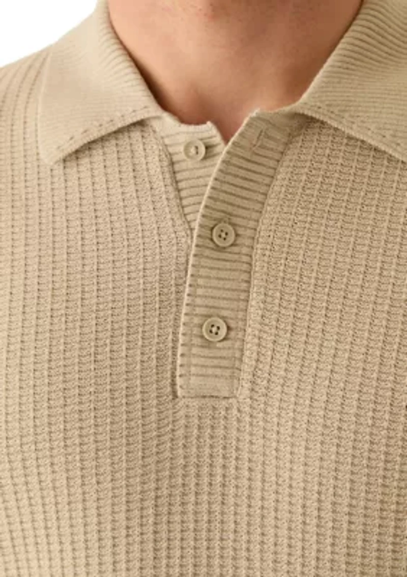 Men's Sweater Polo Shirt