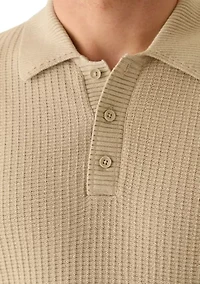 Men's Sweater Polo Shirt