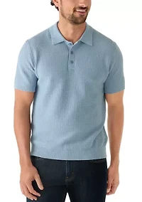 Men's Sweater Polo Shirt