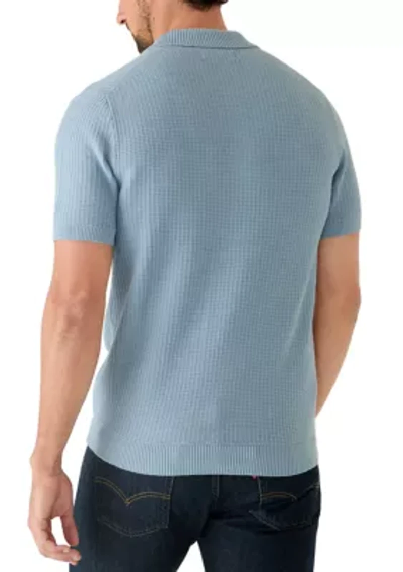 Men's Sweater Polo Shirt
