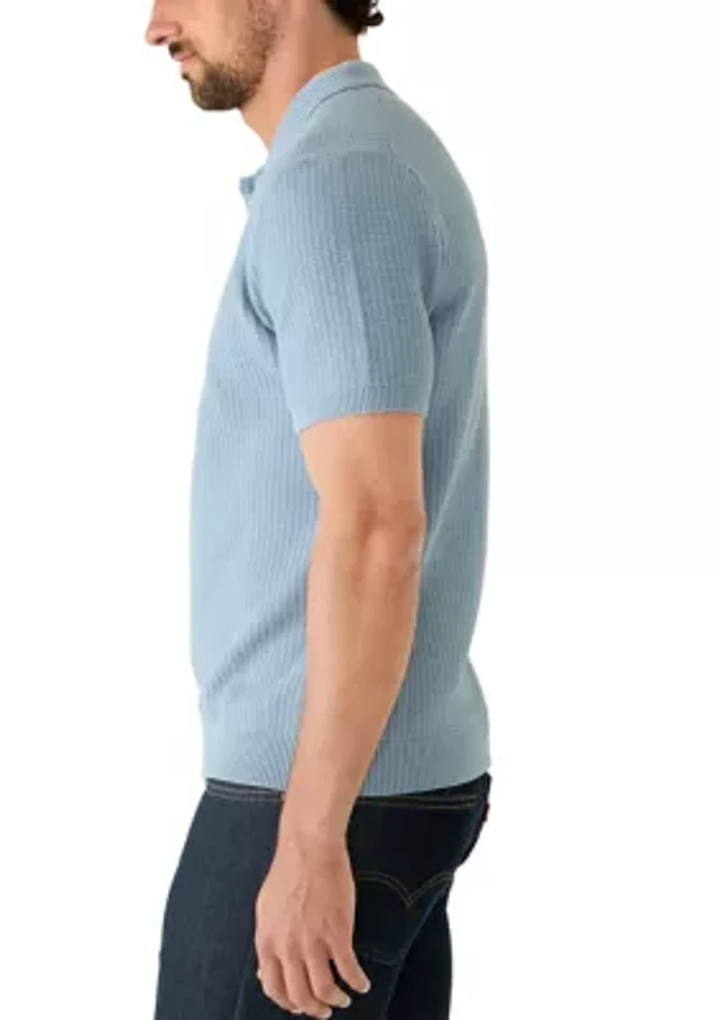 Men's Sweater Polo Shirt