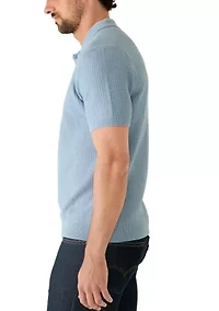 Men's Sweater Polo Shirt