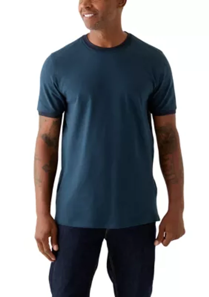 Men's Sport Classic Trim Crew Neck T-Shirt