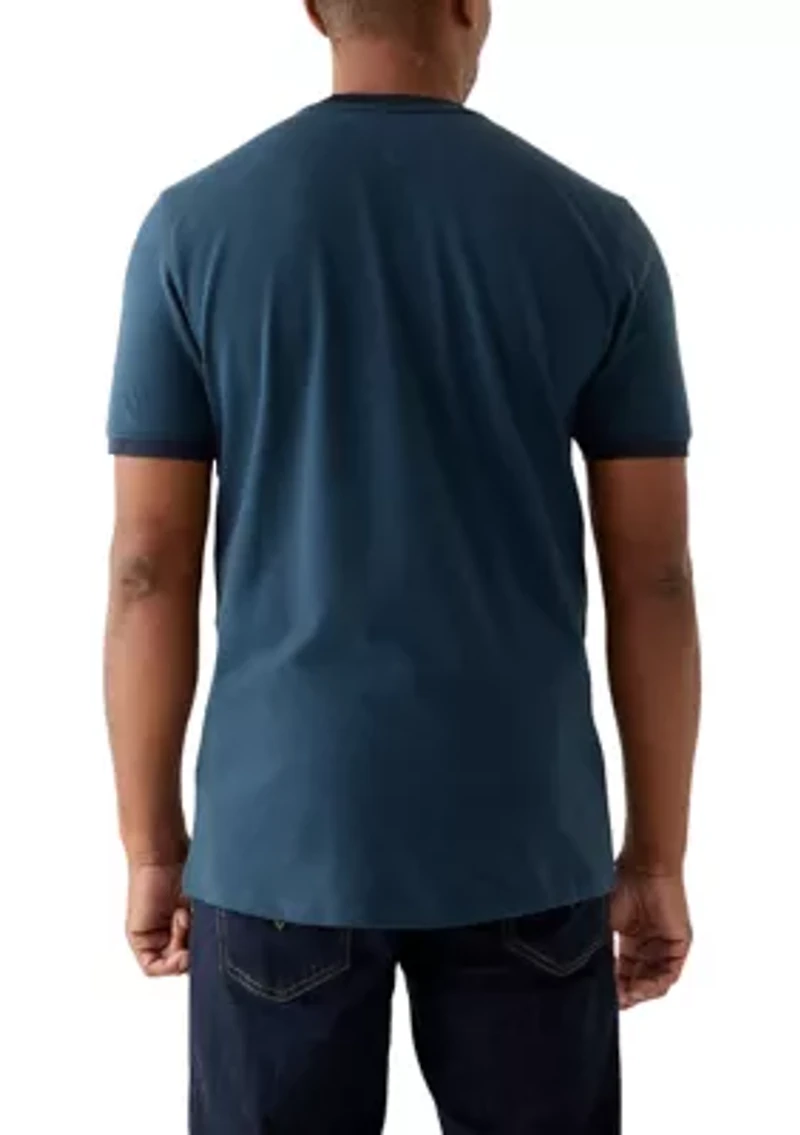 Men's Sport Classic Trim Crew Neck T-Shirt