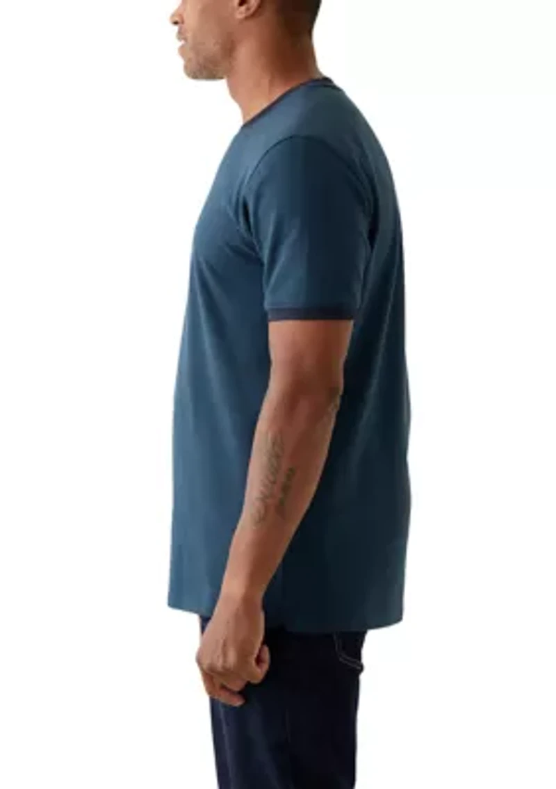 Men's Sport Classic Trim Crew Neck T-Shirt