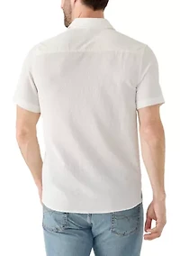 Men's Mixed Media Pocket Shirt