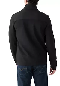 Men's Full-Zip Mock-Neck Sweater