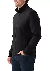 Men's Full-Zip Mock-Neck Sweater